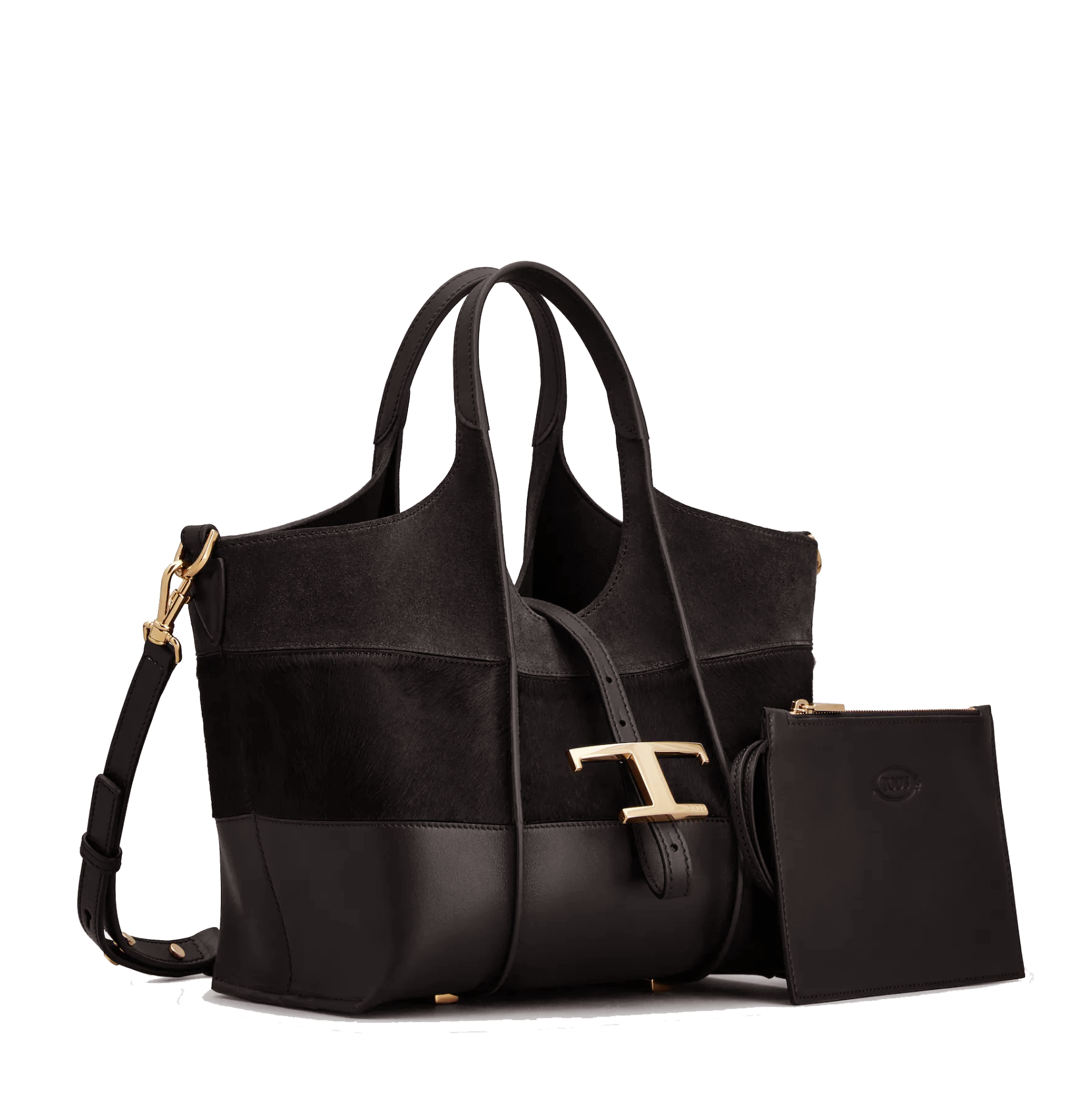 TOD'S T TIMELESS SHOPPING BAG BROWN