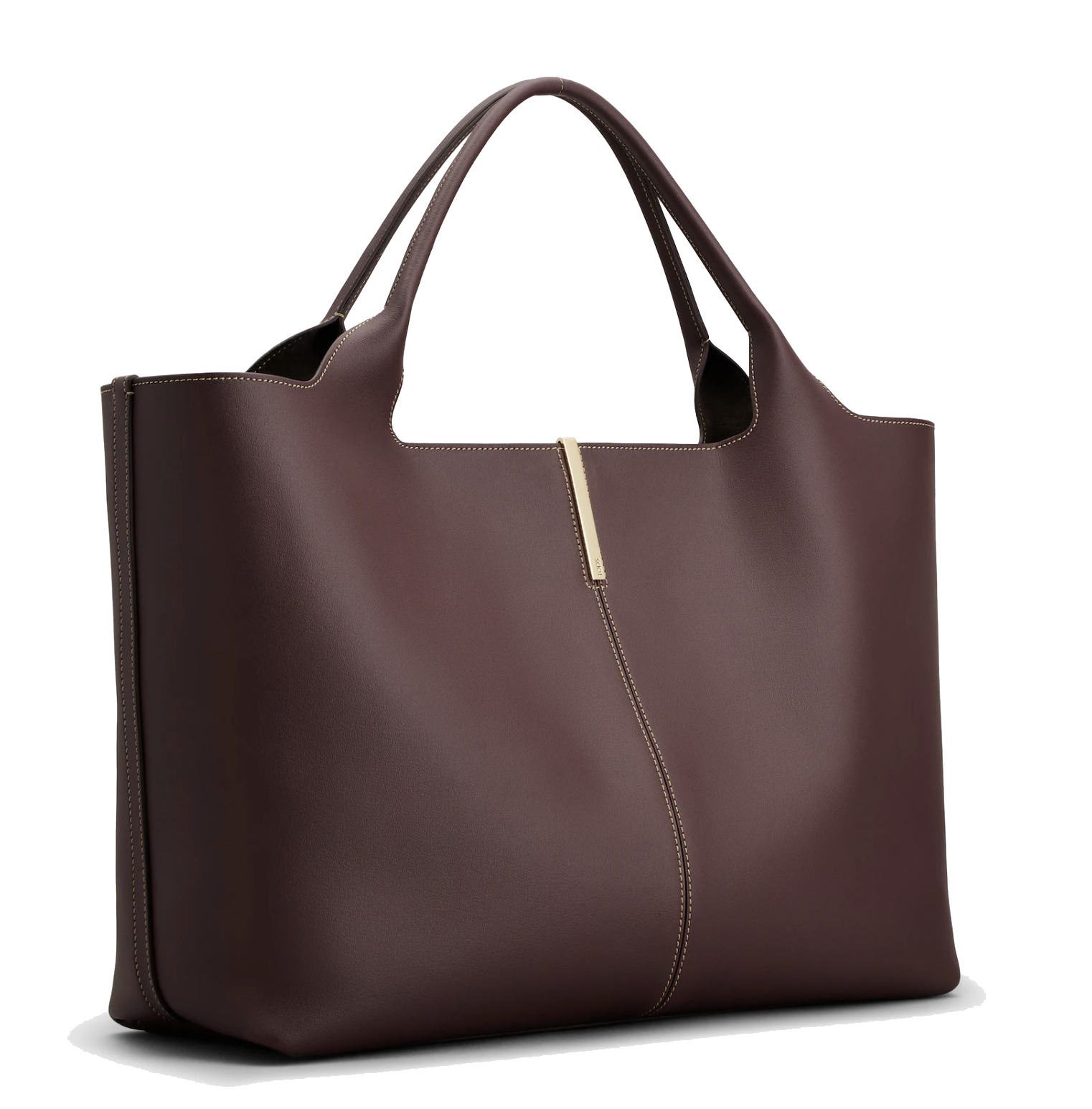 TOD'S SHOPPING BAG MEDIUM BORDEAUX