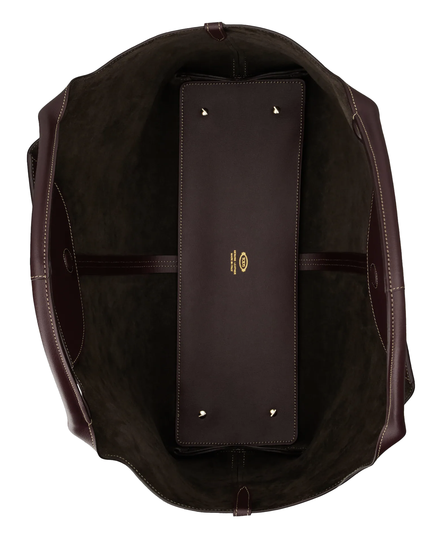 TOD'S SHOPPING BAG MEDIUM BORDEAUX