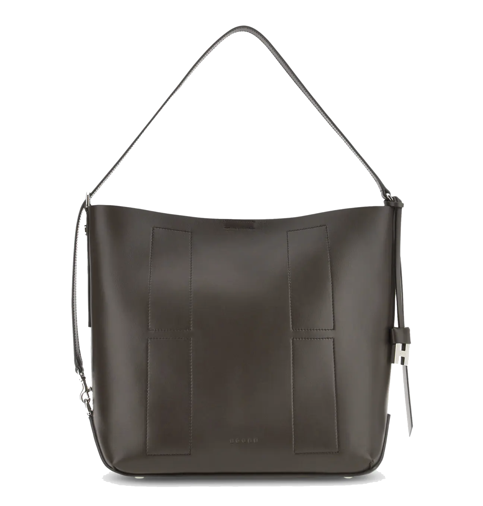 HOGAN HOCKET HOBO BAG MEDIUM BROWN