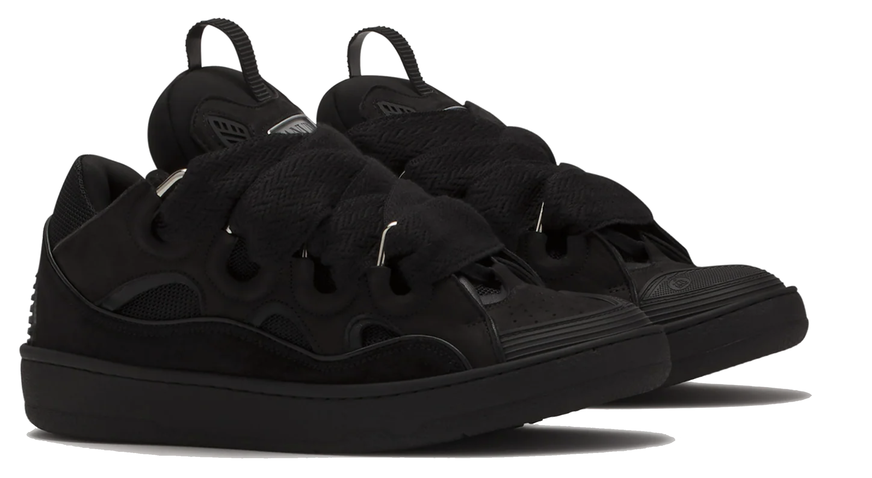 LANVIN CURB SNEAKER NOIR FEMMES