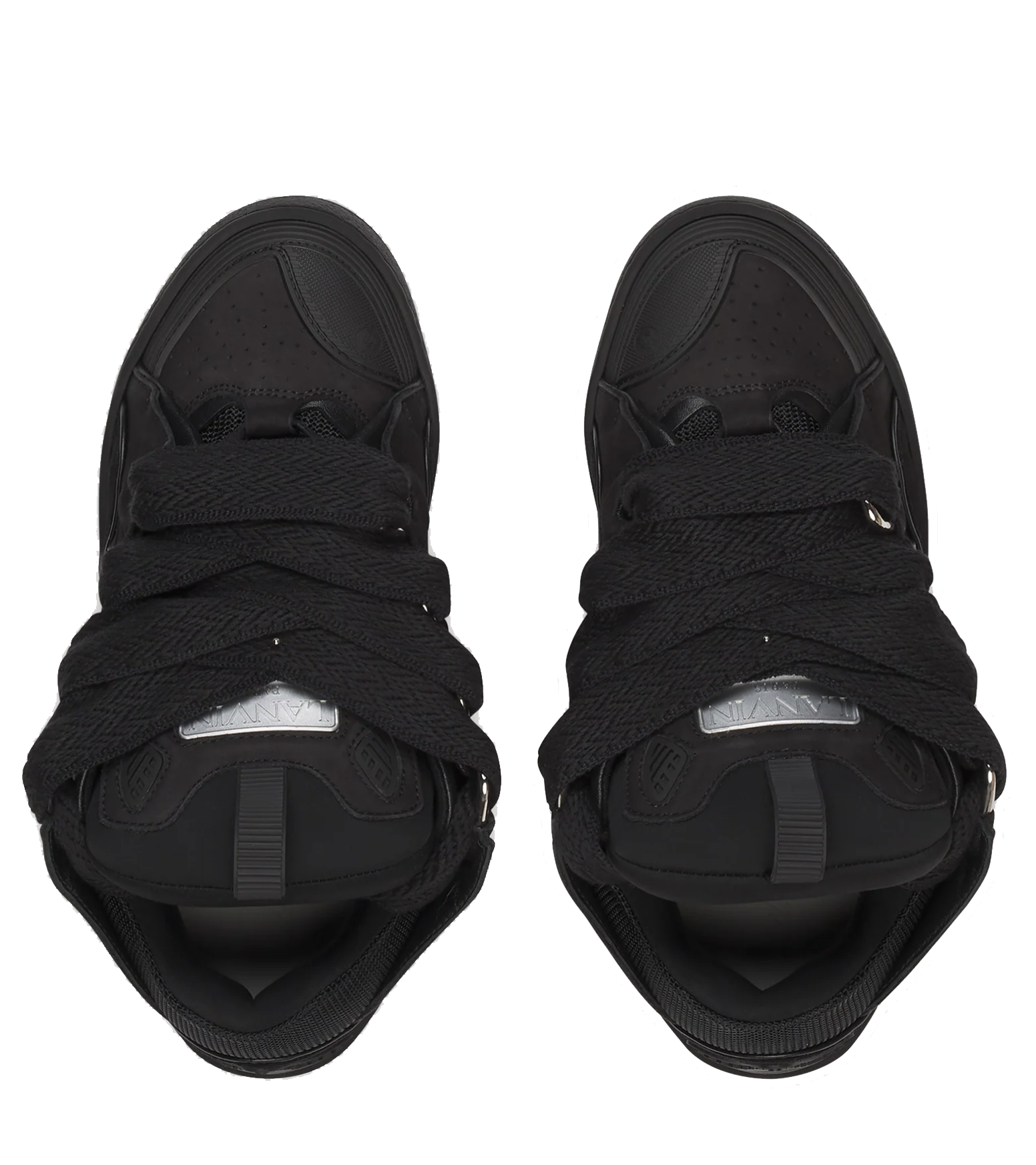 LANVIN CURB SNEAKER NOIR FEMMES