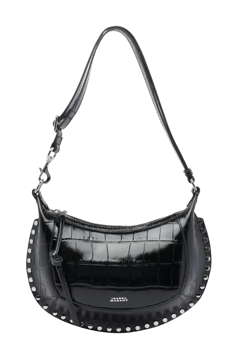 ISABEL MARANT OSKAN MOON BLACK CROC