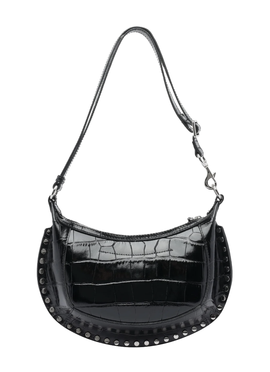 ISABEL MARANT OSKAN MOON BLACK CROC