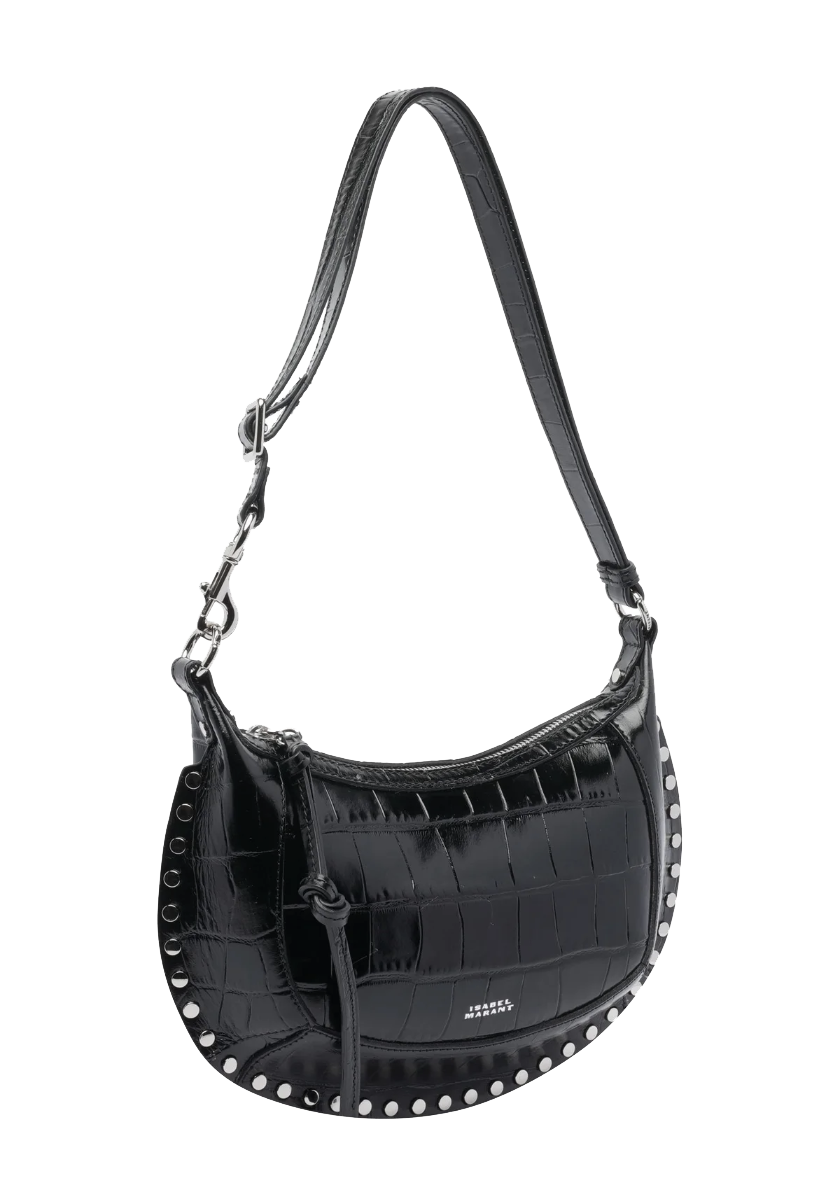 ISABEL MARANT OSKAN MOON BLACK CROC