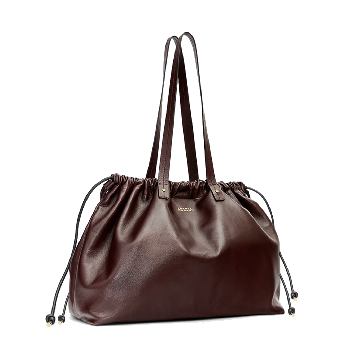 ISABEL MARANT SILVEN SHOPPER BURGUNDY