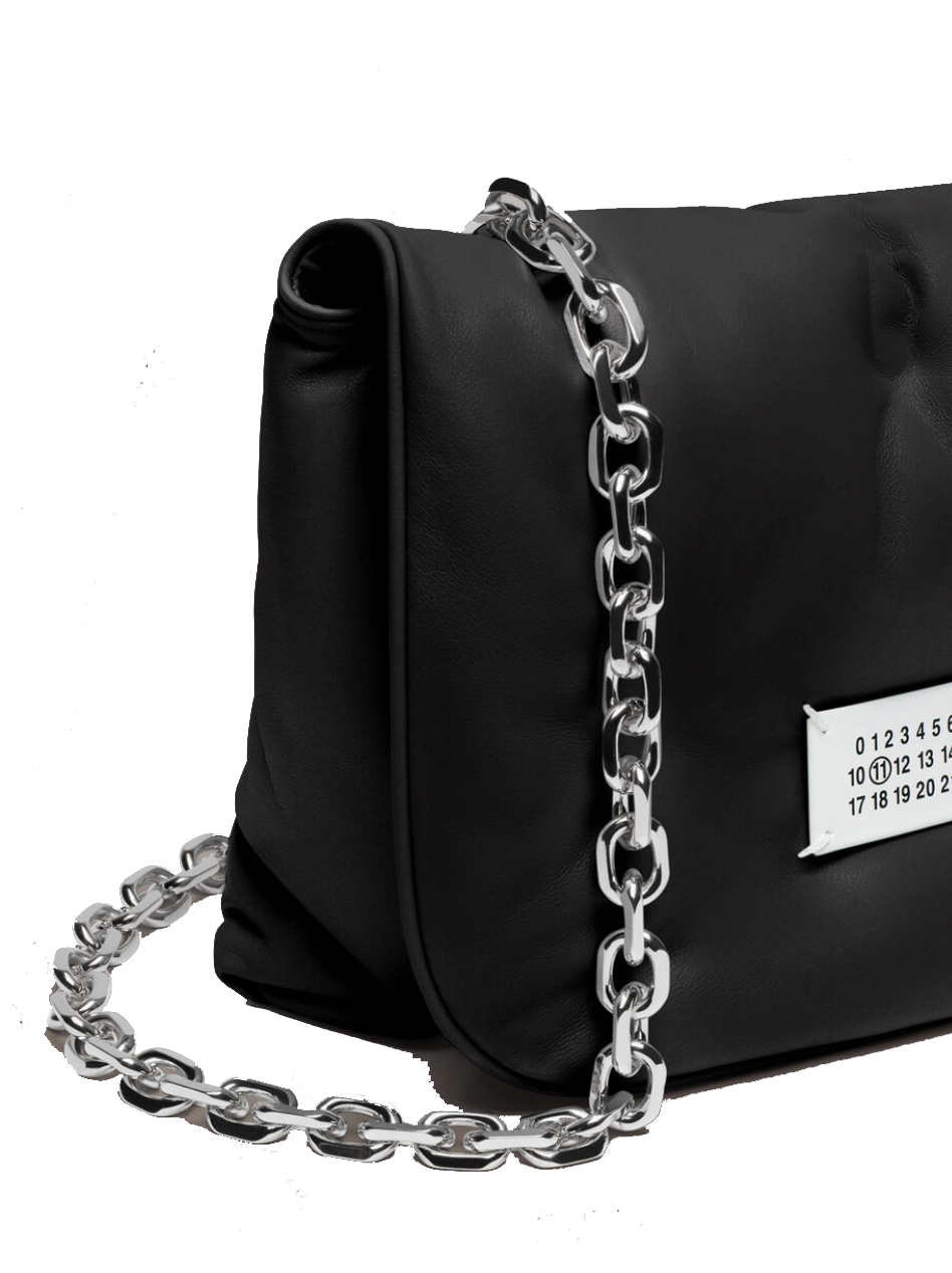 MAISON MARGIELA GLAM SLAM FLAP SMALL BLACK