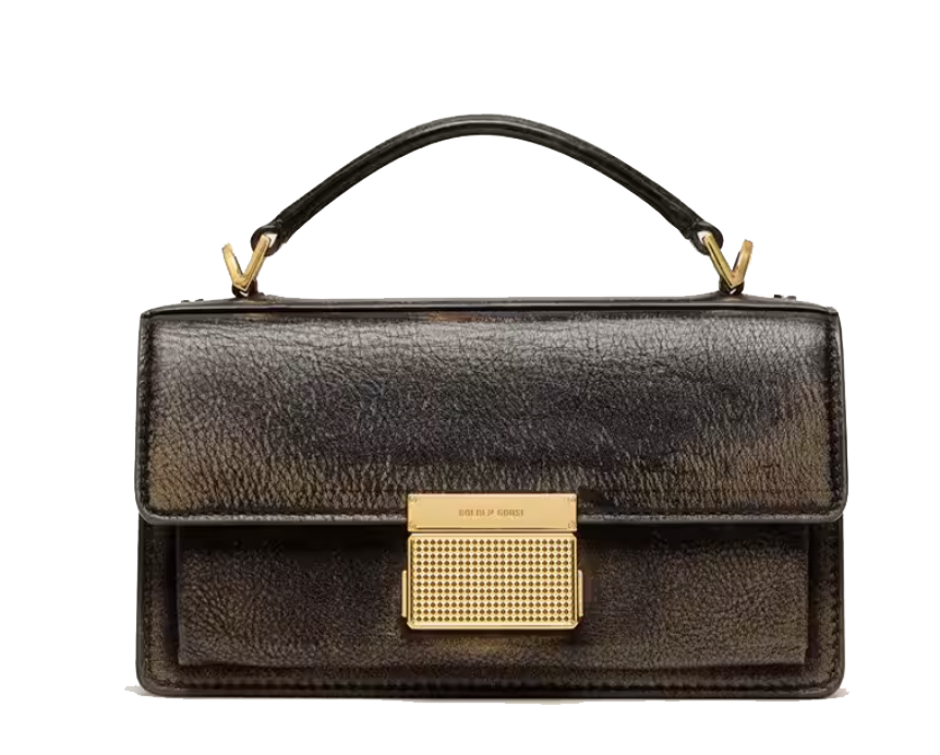 GOLDEN GOOSE VENEZIA SMALL BAG VINTAGE BLACK