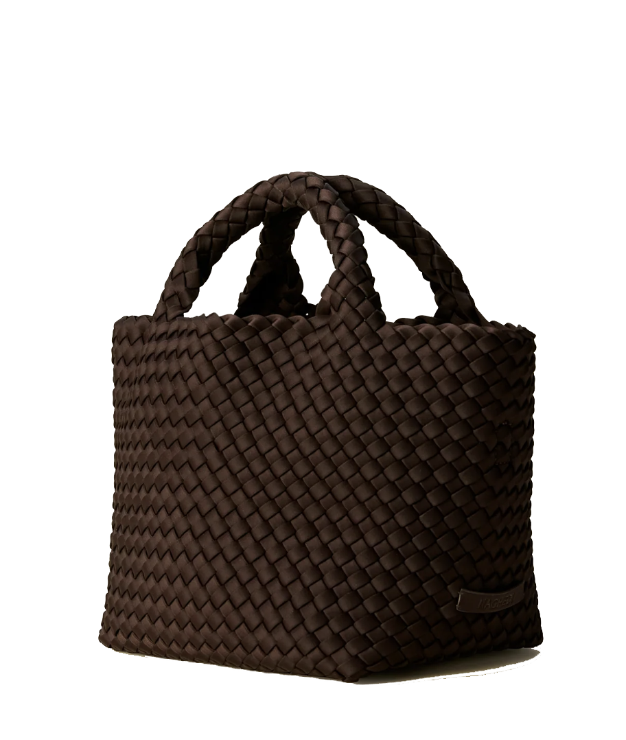 NAGHEDI ST.BARTHS SMALL TOTE CHOCOLAT