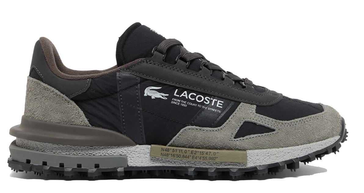 LACOSTE ELITE ACTIVE SNEAKER GREY BROWN