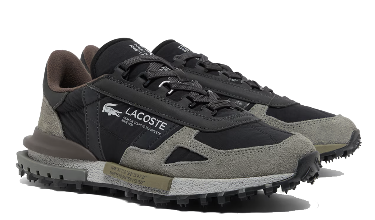LACOSTE ELITE ACTIVE SNEAKER GREY BROWN