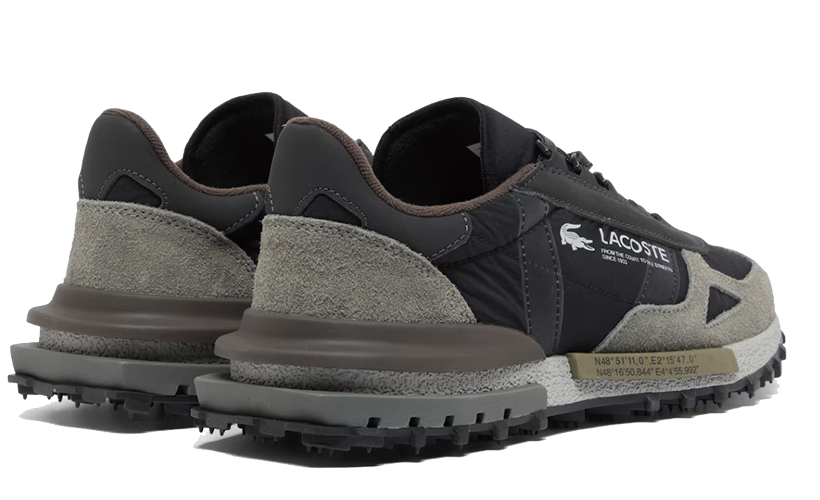 LACOSTE ELITE ACTIVE SNEAKER GREY BROWN