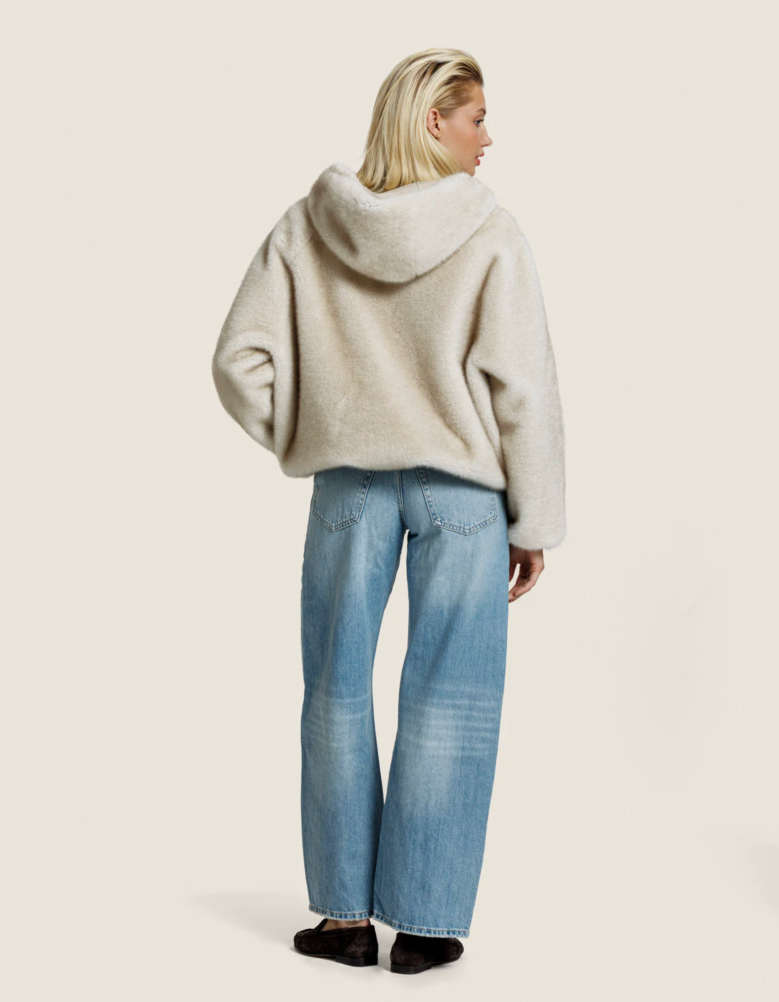 ALTER EGO JADA FAUX MINK BEGE