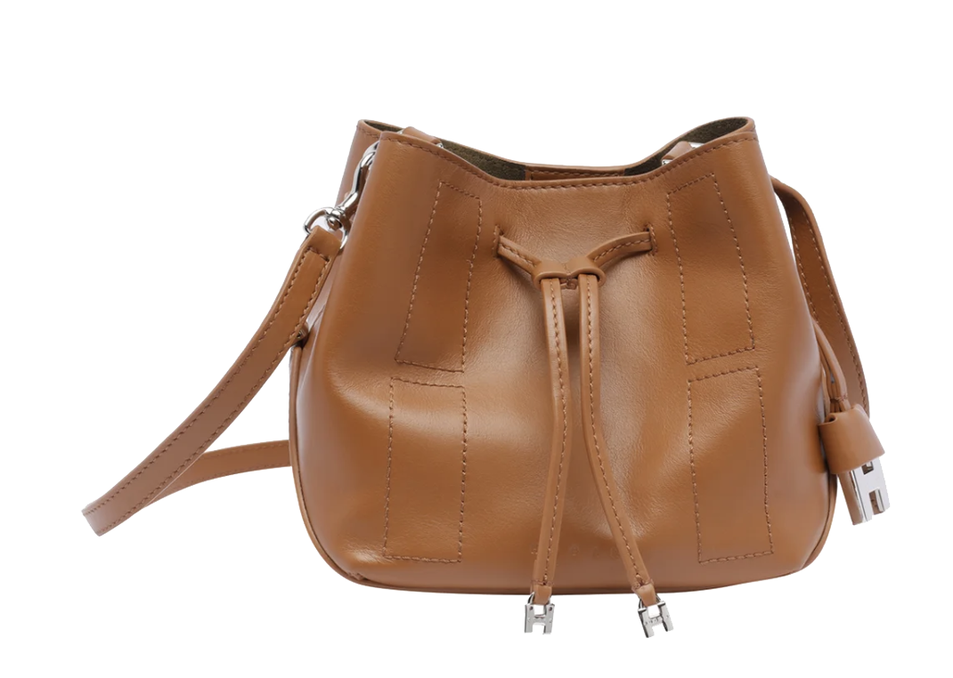 HOGAN HOCKET BUCKET BAG MINI COGNAC