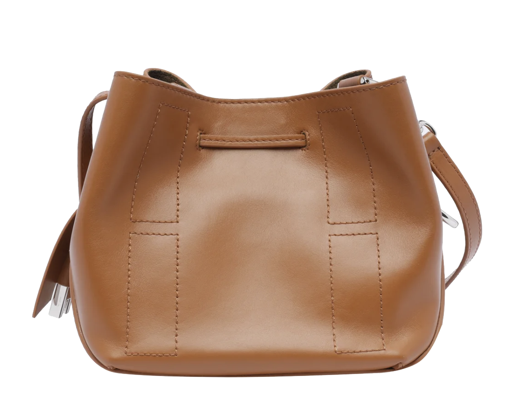 HOGAN HOCKET BUCKET BAG MINI COGNAC