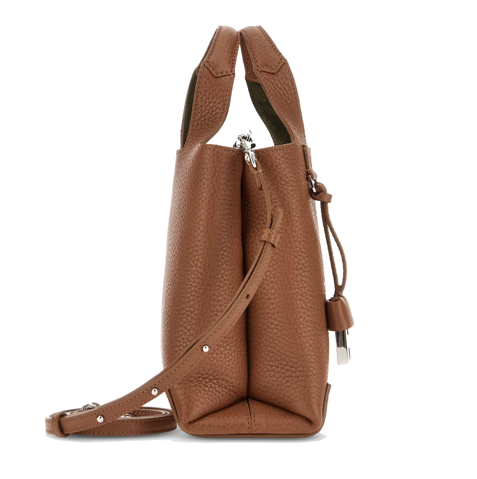 HOGAN SHOPPING BAG MINI COGNAC