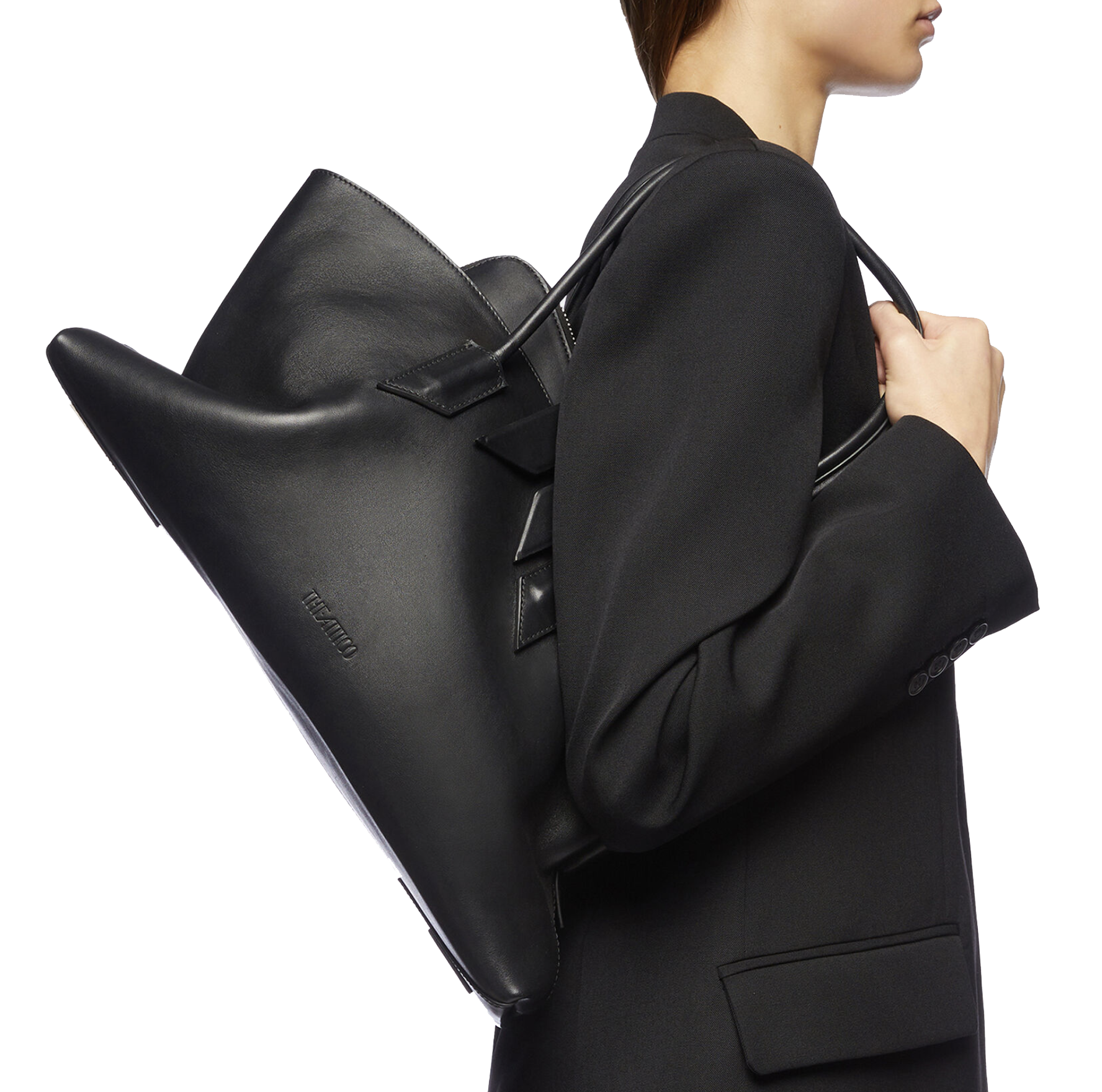 THE ATTICO PASSEGGIATA MEDIUM BLACK