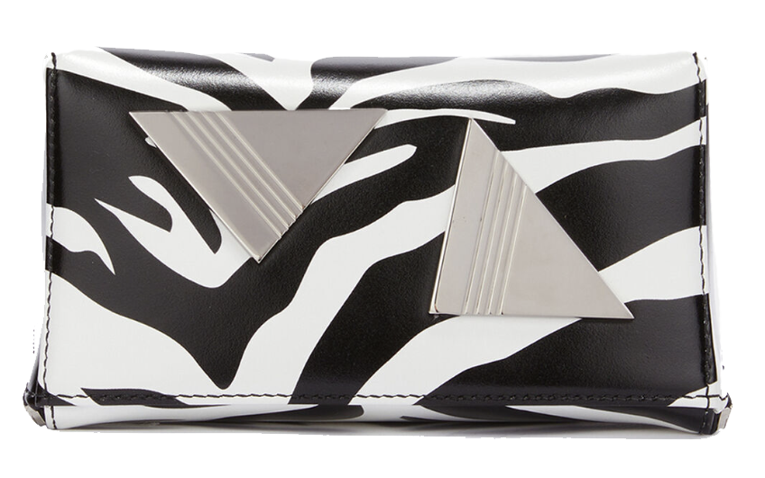 THE ATTICO FRIDAY MINI BAG BLACK WHITE