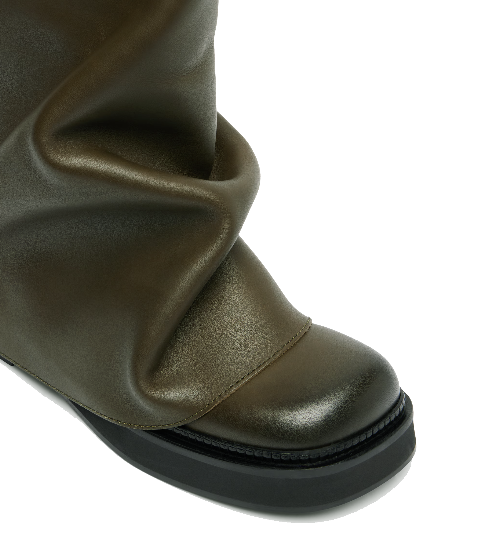 THE ATTICO ROBIN COMBAT GREEN FADE