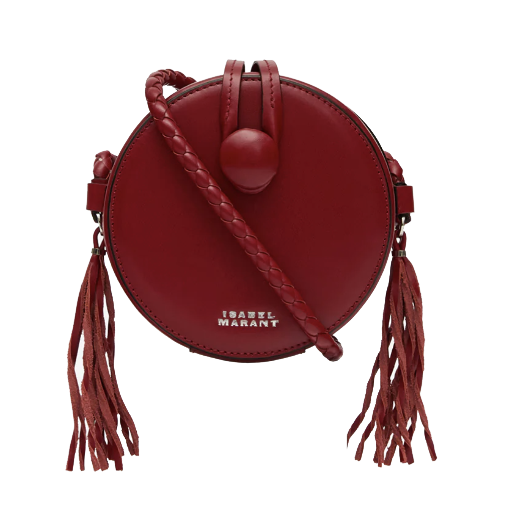 ISABEL MARANT HOUNA MINI BAG RED