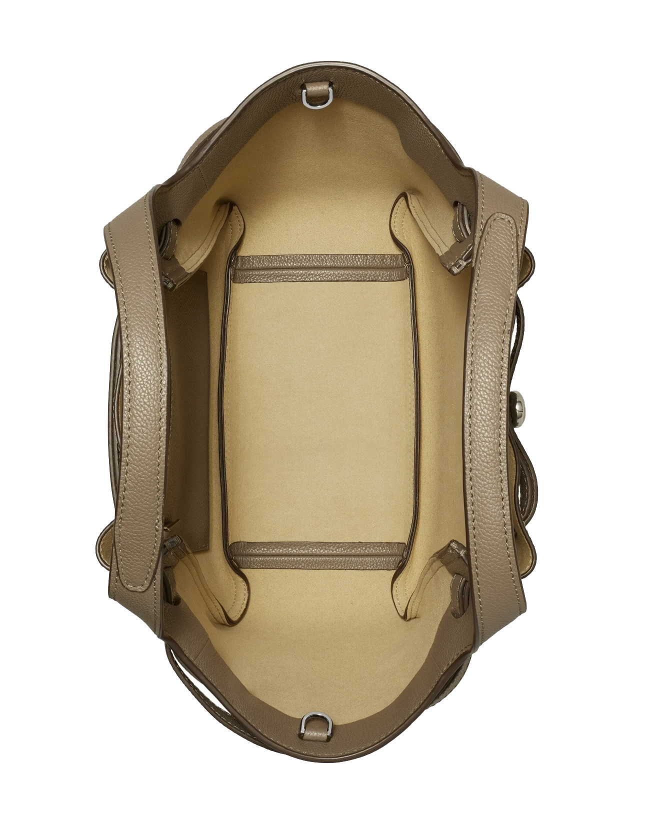 TORY BURCH ROMY BUCKET WILD MUSHROOM