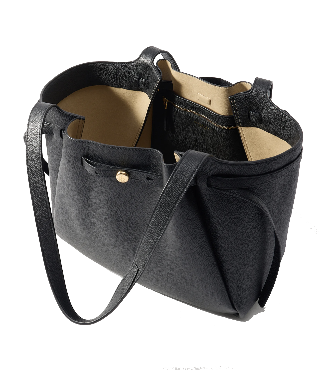 TORY BURCH ROMY TOTE BLACK