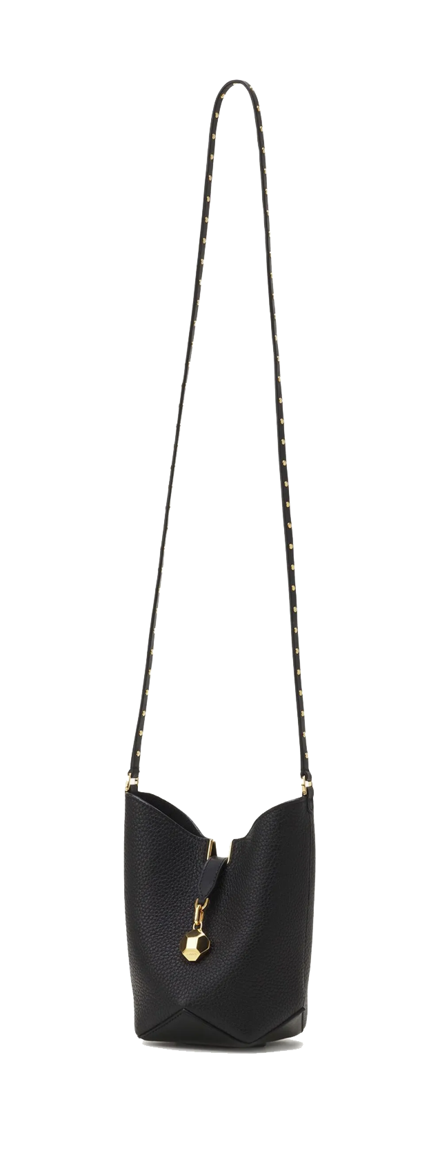 LANVIN CATCH NANO LEATHER BUCKET BAG