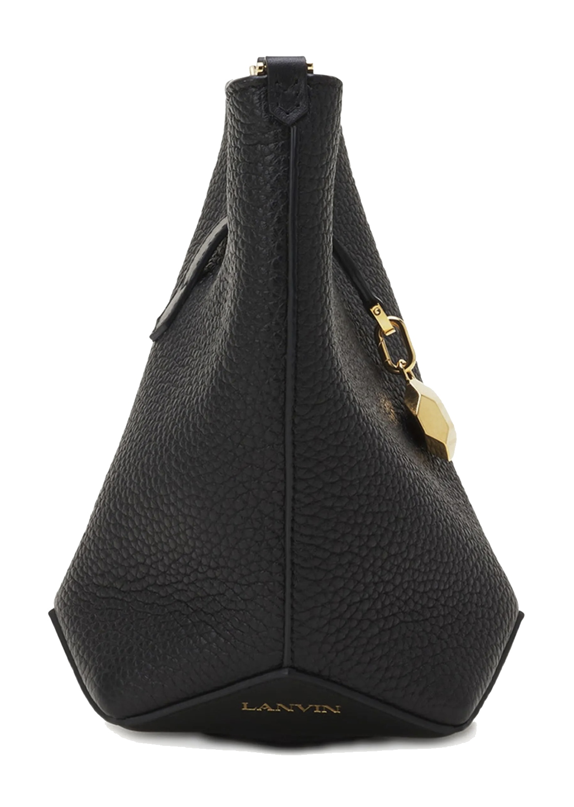 LANVIN CATCH NANO LEATHER BUCKET BAG