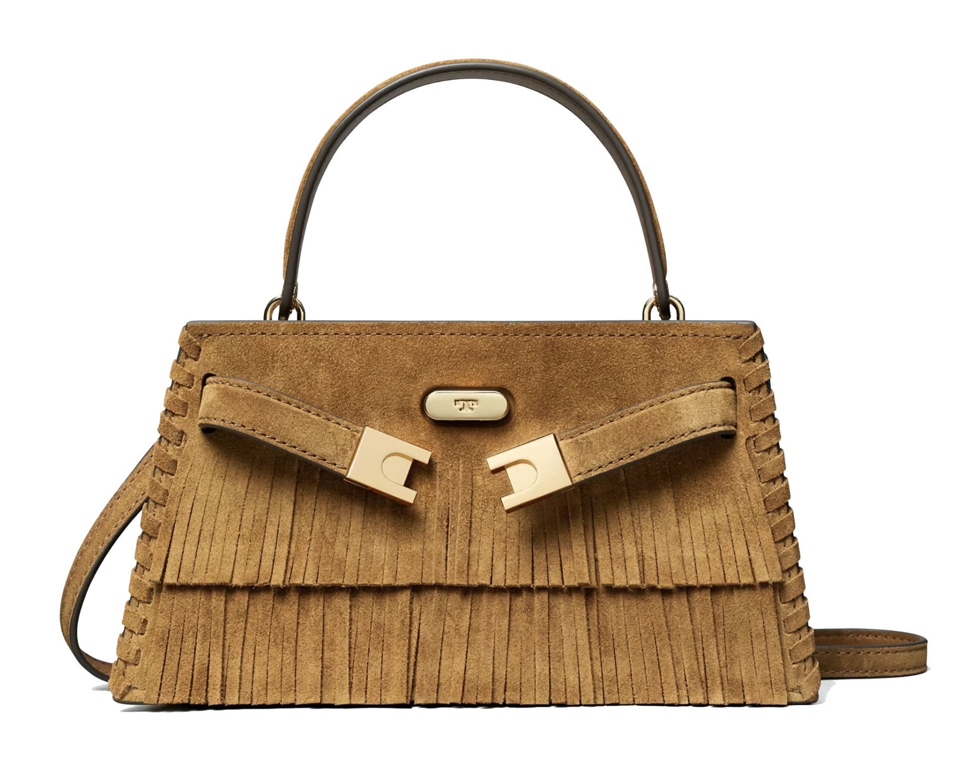 TORY BURCH MINI LEE RADZIWILL SUEDE FRINGE