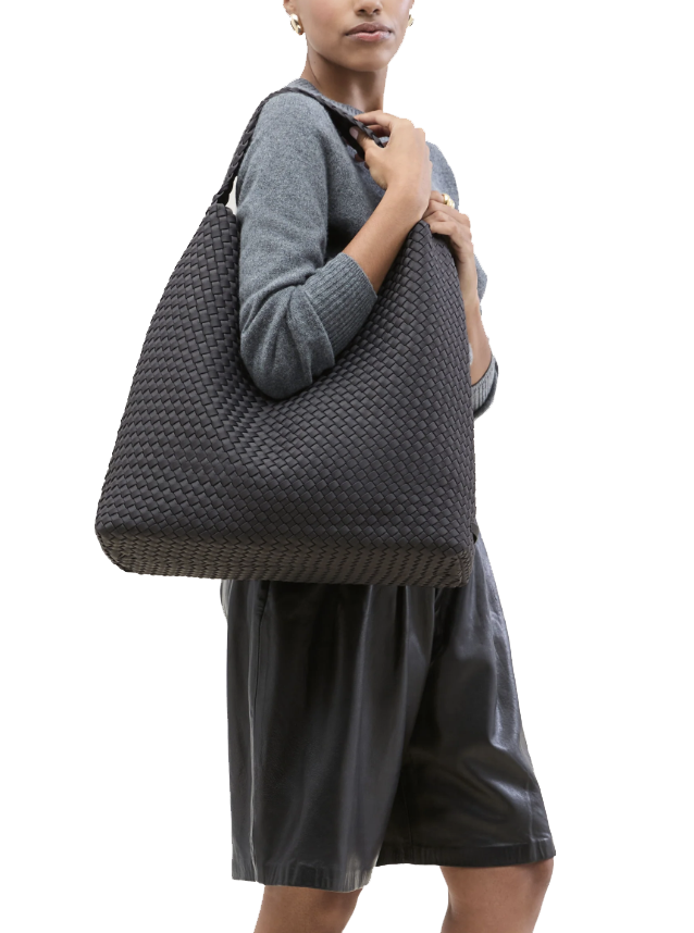 NAGHEDI NOMAD LARGE  HOBO ASH