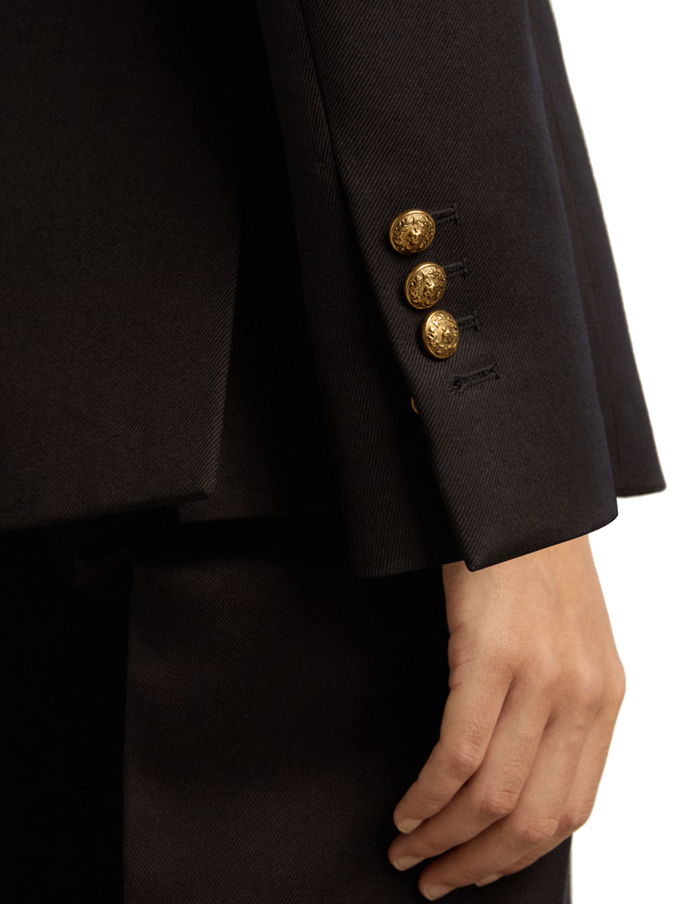 GOLDEN GOOSE DIVA BLAZER DOUBLE BREASTED BLACK