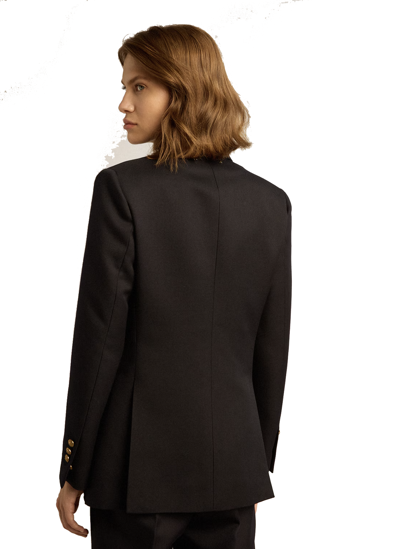 GOLDEN GOOSE DIVA BLAZER DOUBLE BREASTED BLACK