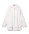 GOLDEN GOOSE OVER SHIRT WHITE PLEATED DETAILS BY PAUL WARMER 