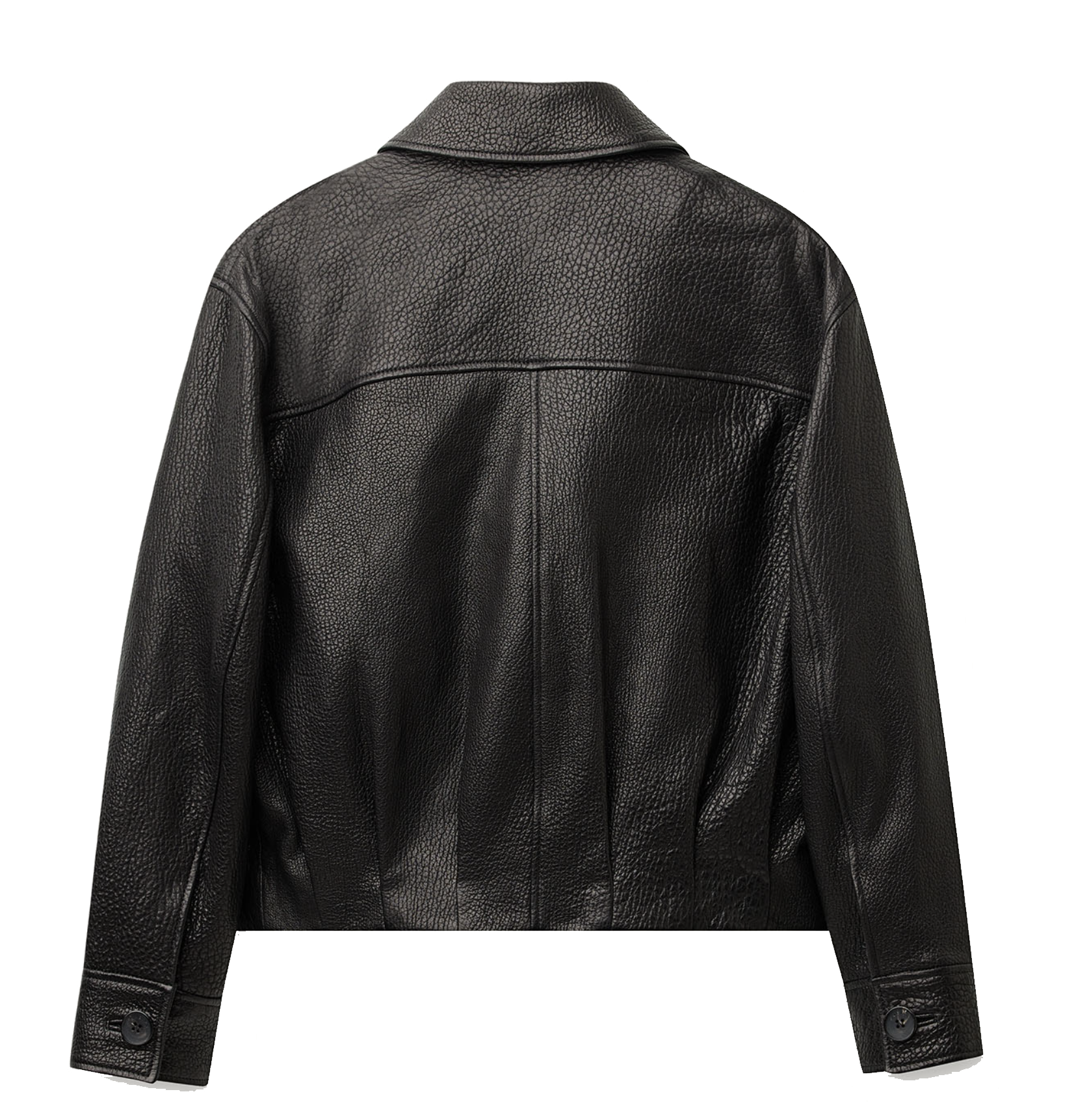 NUBIKK KATE JACKET BLACK GRAIN LEATHER