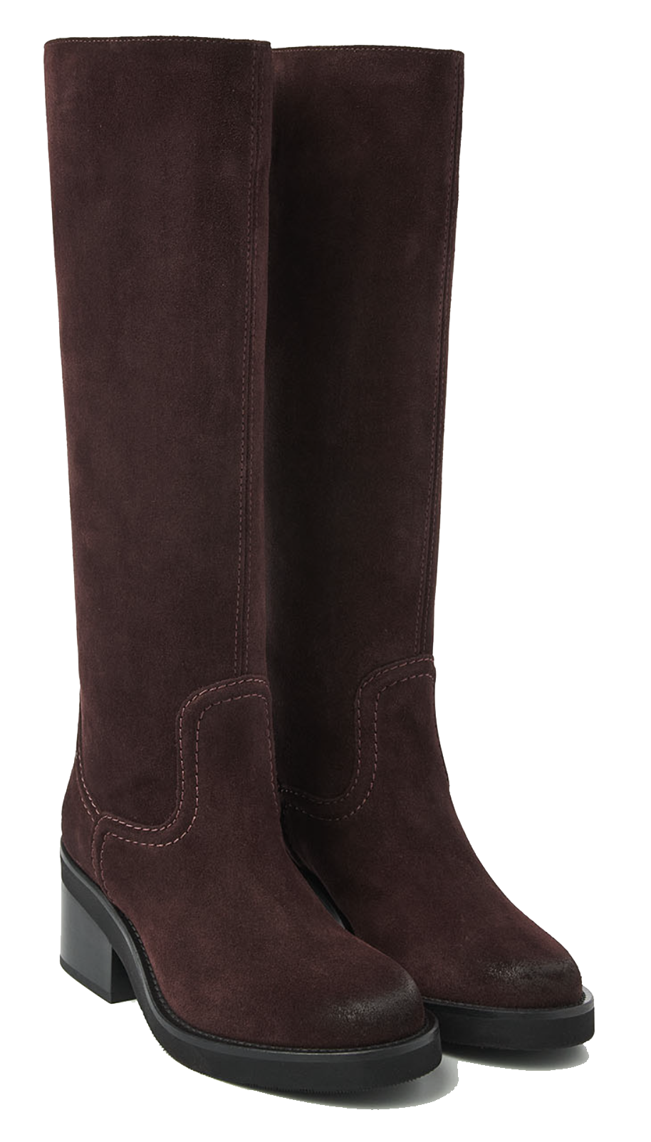 NUBIKK CASSY BOOT BORDEAUX SUEDE