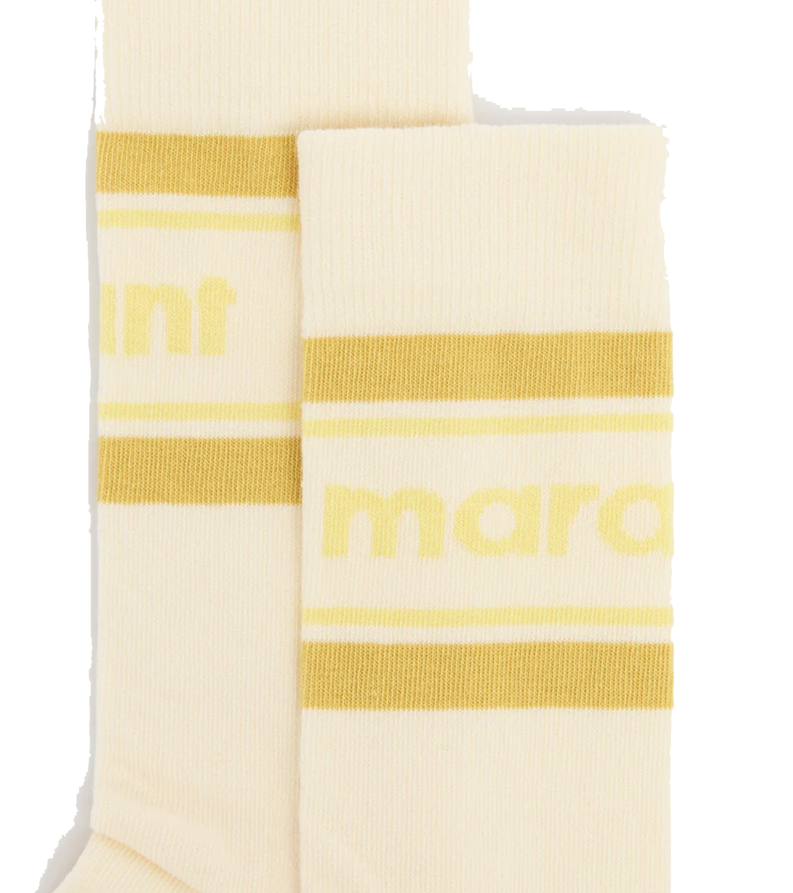 ISABEL MARANT DONNA SOCKS ECRU YELLOW