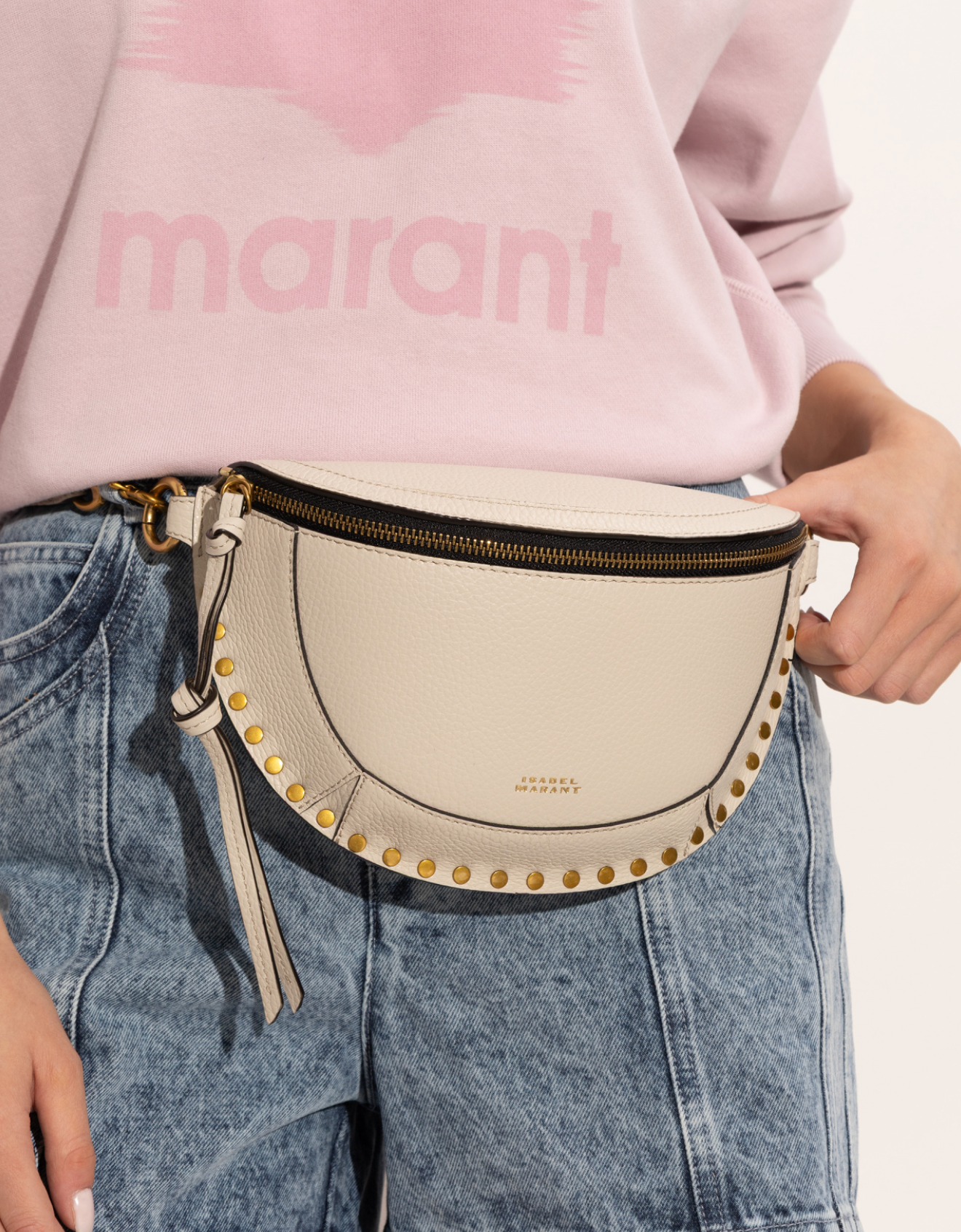 ISABEL MARANT SKANO CHALK LEATHER