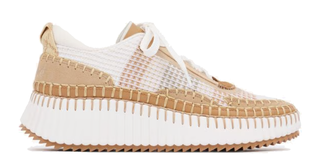 CHLOE NAMA SNEAKER CINNAMON BROWN