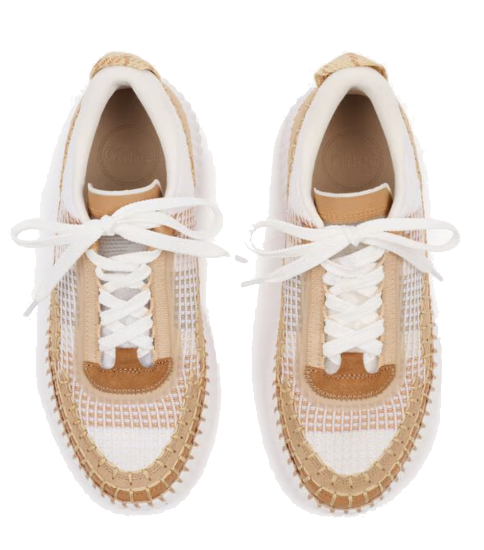 CHLOE NAMA SNEAKER CINNAMON BROWN