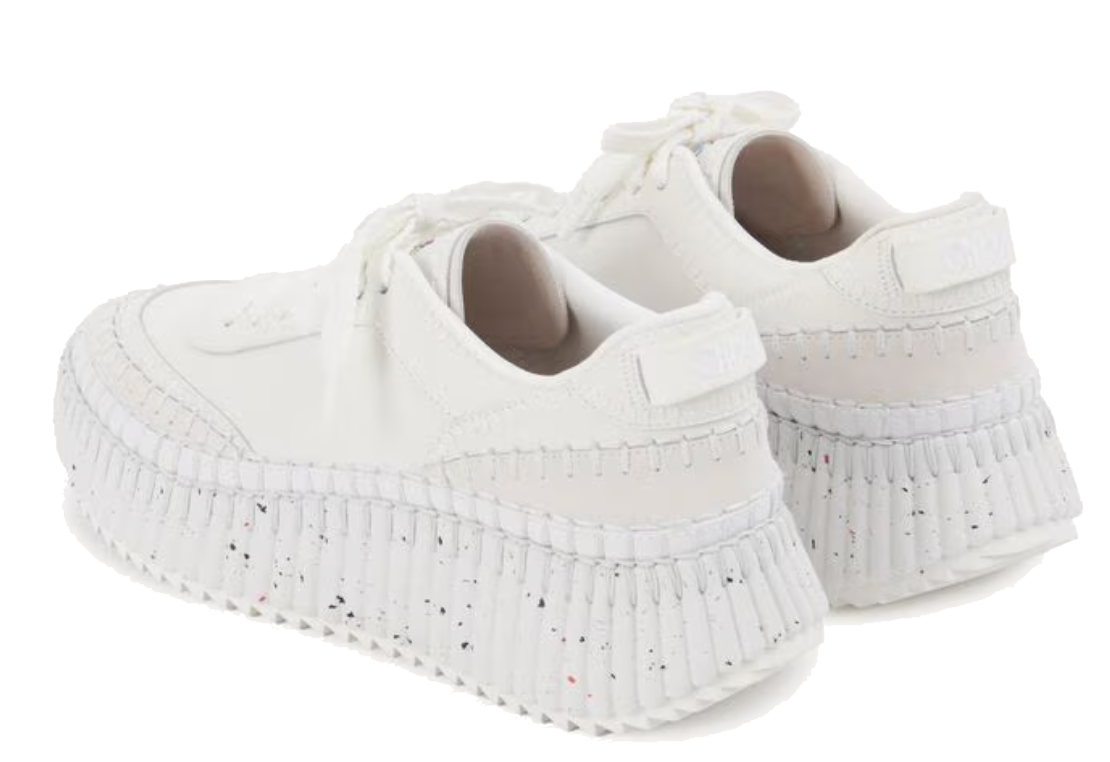CHLOE NAMA SNEAKER BRILLIANT WHITE