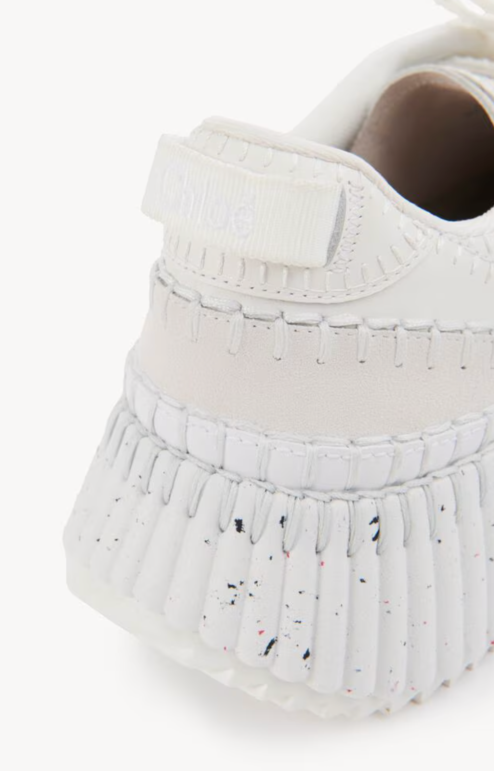 CHLOE NAMA SNEAKER BRILLIANT WHITE