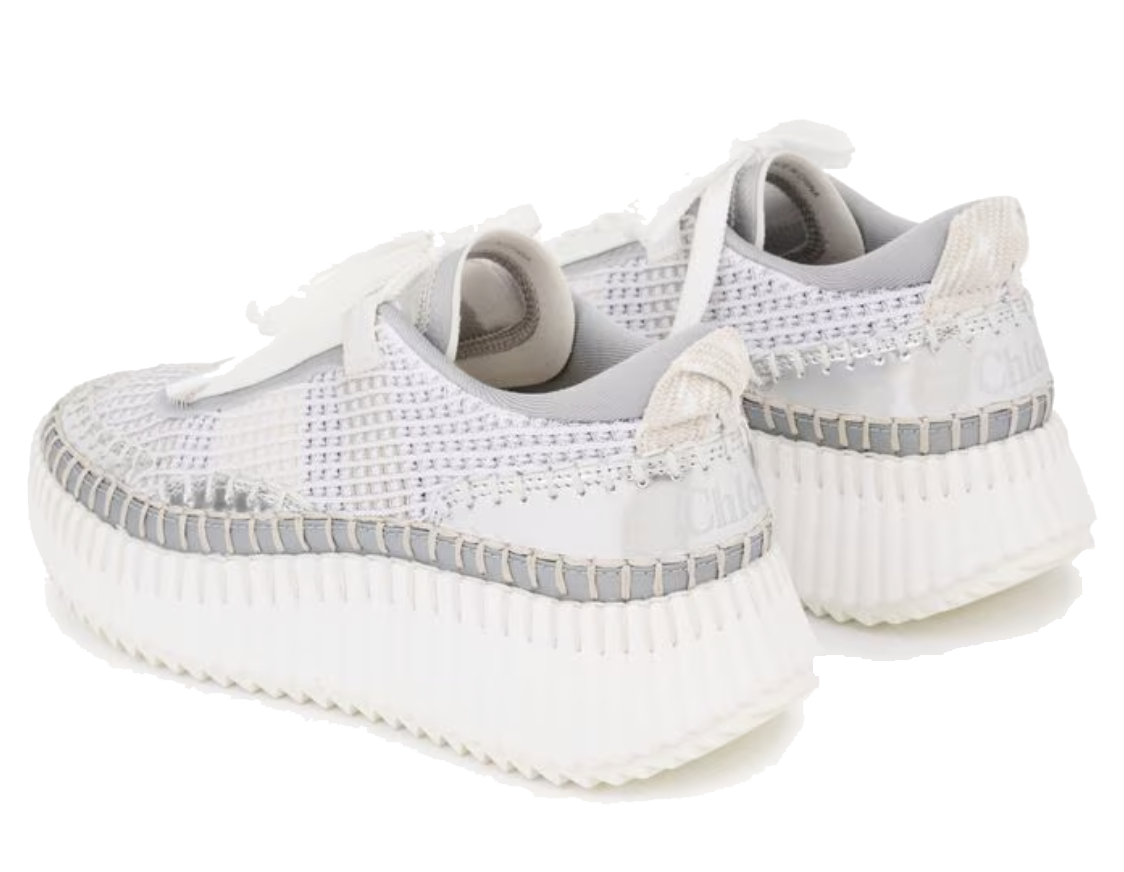 CHLOE NAMA SNEAKER SILVER GREY