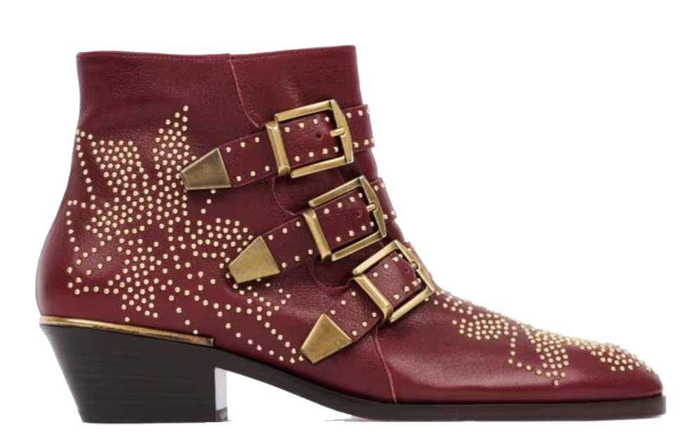CHLOE SUSANNA ANKLE BOOT GRENAT