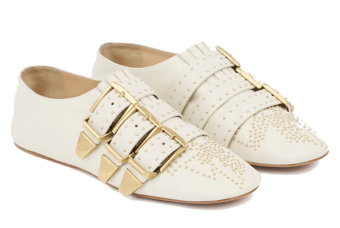 CHLOE SUSANNA FLAT EGGSHELL