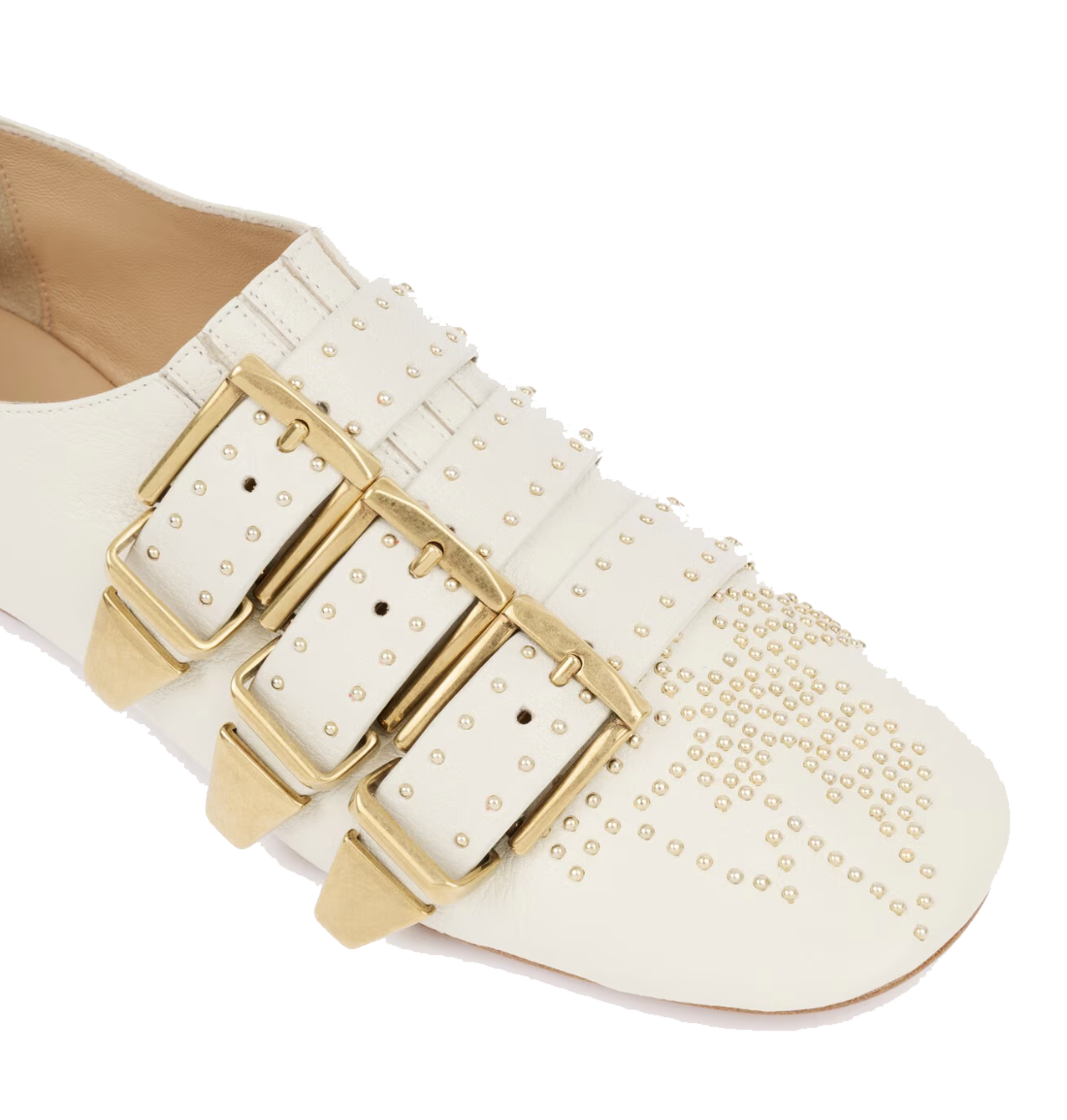 CHLOE SUSANNA FLAT EGGSHELL