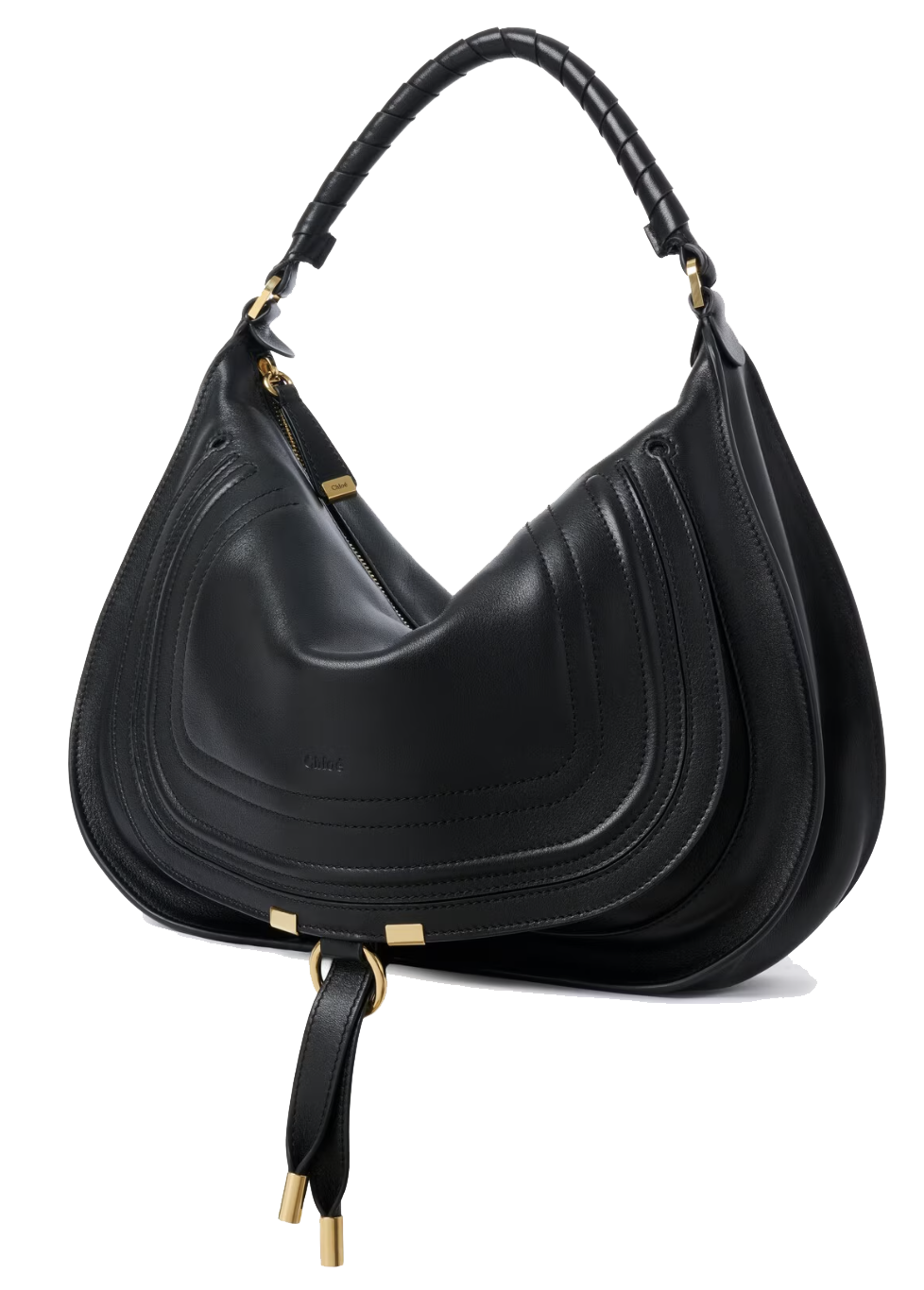 CHLOE MARCIE SHOULDER BAG MED BLACK