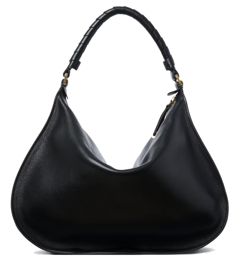CHLOE MARCIE SHOULDER BAG MED BLACK
