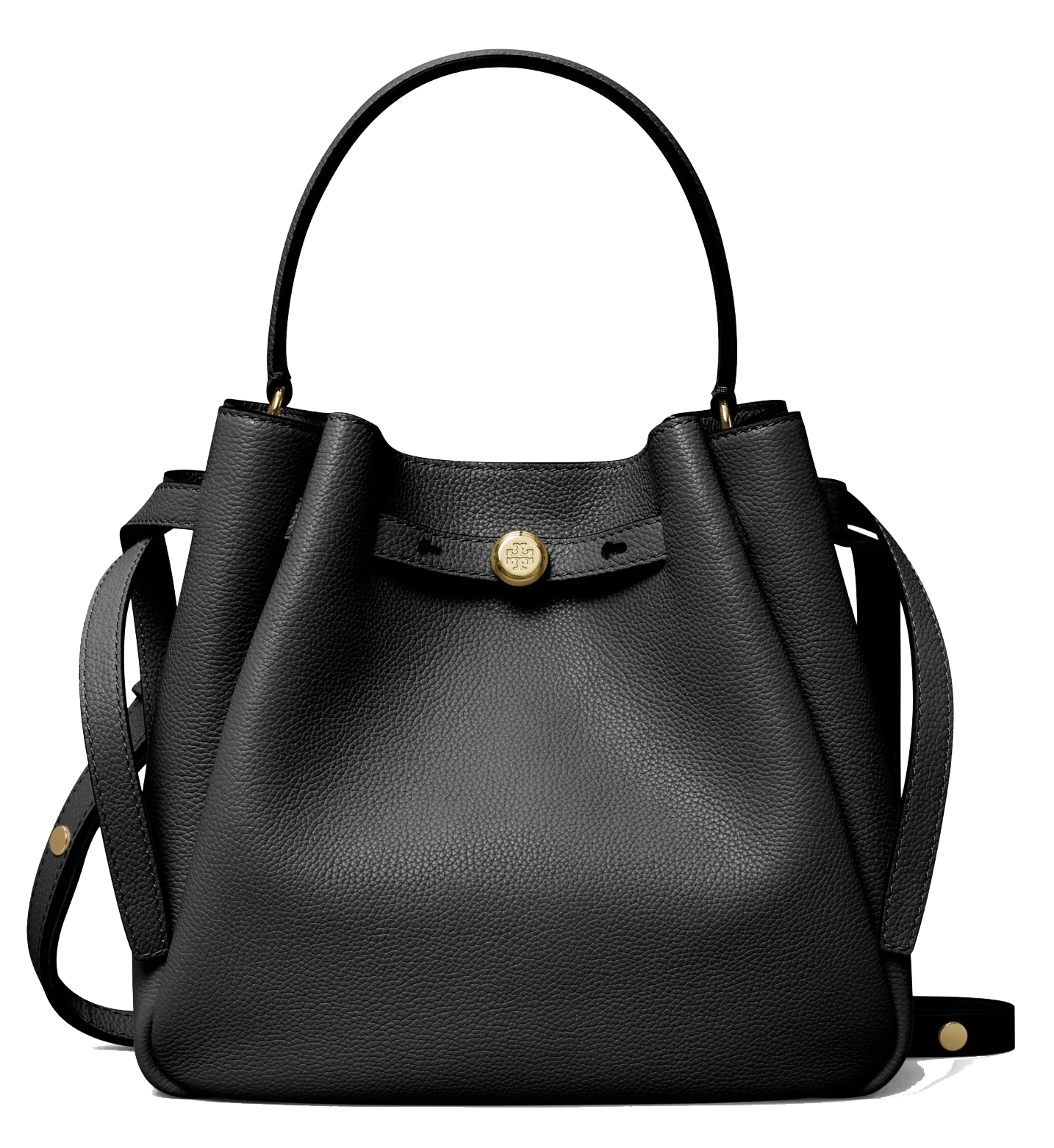 TORY BURCH ROMY BUCKET BAG BLACK