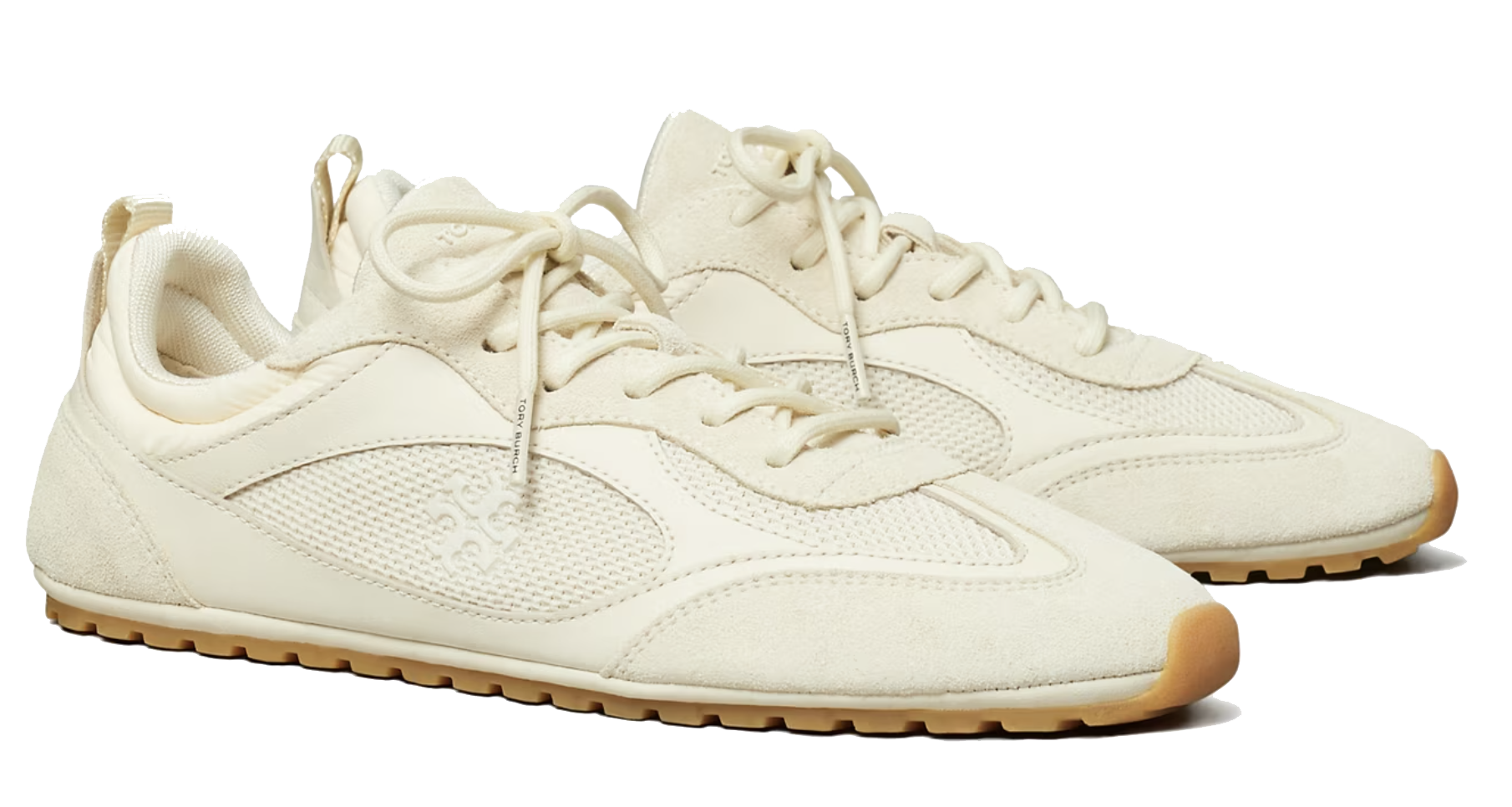 TORY BURCH FIELD SNEAKER LIGHT CREAM
