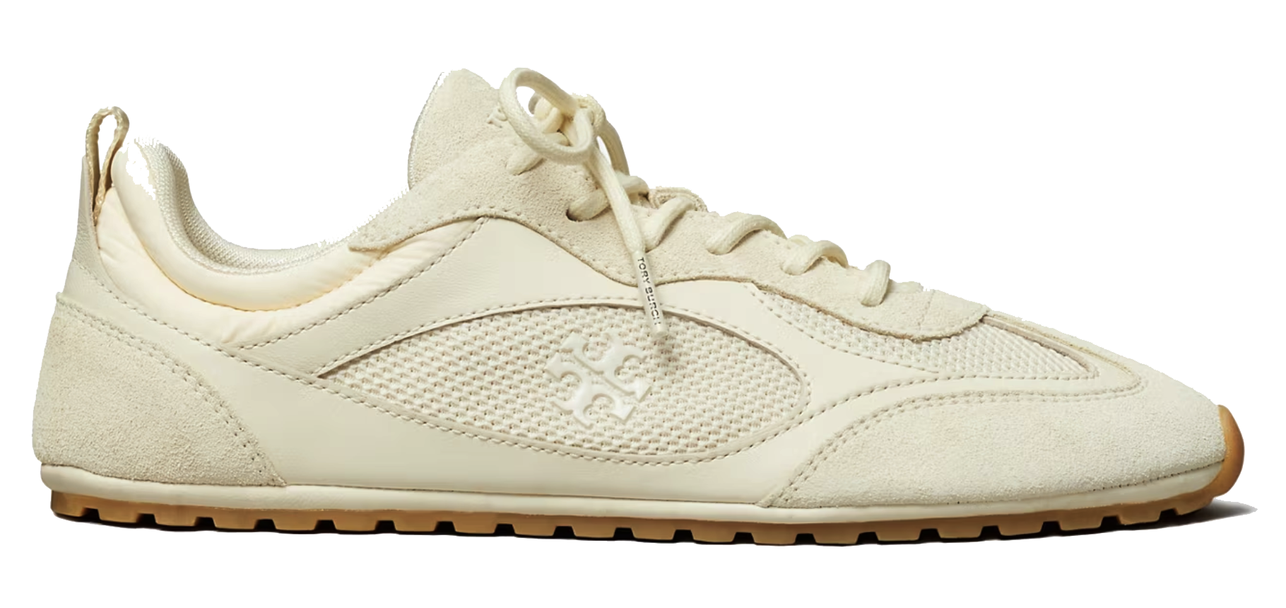 TORY BURCH FIELD SNEAKER LIGHT CREAM